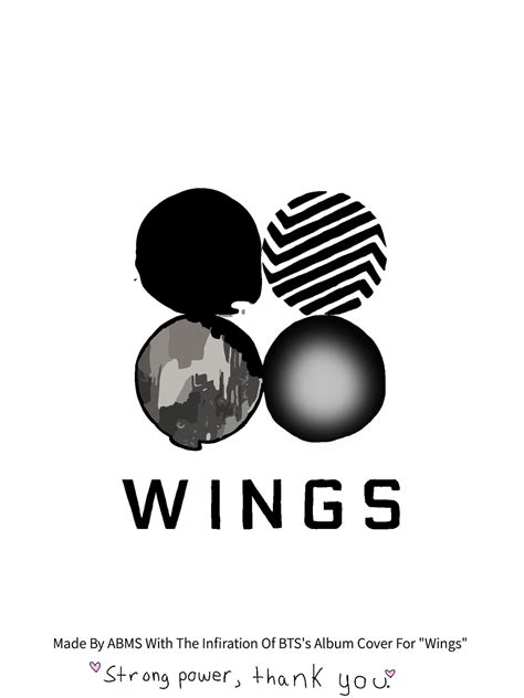 wings album cover  created  abms abms drawings illustrations art
