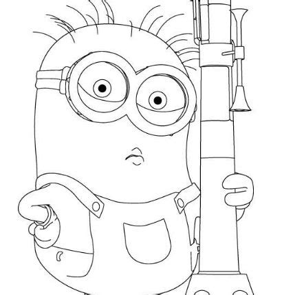 minion mel  despicable   coloring pages cartoons coloring