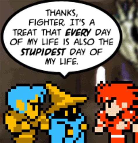 fighter and black mage 8 bit theater know your meme