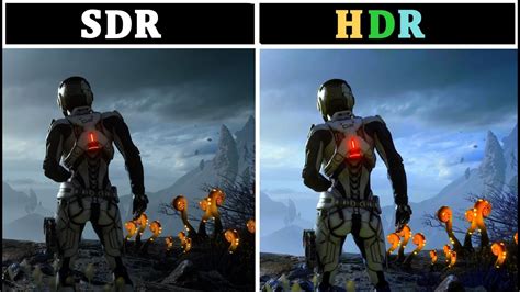 sdr  hdr gaming    performance difference youtube