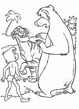 Mowgli Baloo Shere Ausmalbild Kaa Bagheera Kidsplaycolor Enfadado Oso Lieblingscharaktere Ausmalen sketch template