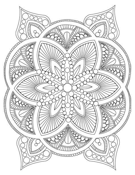 clever  abstract flower coloring pages  adults pin