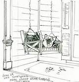 Porch Coloring 300px 92kb sketch template