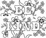 Coloring Kind Pages Printable Colouring Kids Sheets Mental Health Kindness Awareness Week Amazing Choose Adults Freecoloring Adult Courage Theme Large sketch template