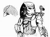 Predator Coloring Pages Alien Vs Terminator Drawing Avp Sheets Drawings Print Getdrawings Versus Boys Book Sketch Samurai Cartoon Template Uteer sketch template