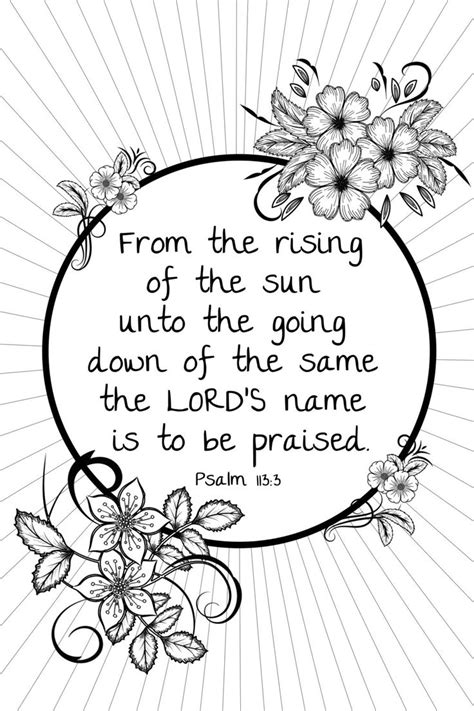 printable bible coloring pages  verses home