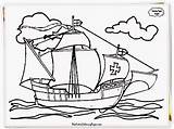 Columbus Christopher Ships Coloring Pages Printable Print Ship Color Maria Santa Getcolorings Realistic Pdf Christophe Inspiring Getdrawings Comments Colorings sketch template