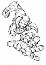 Iron Man Coloring Pages He Printable Cool sketch template