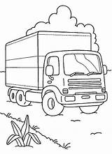 Camiones Colorear Plantillas Transportes Ahiva sketch template