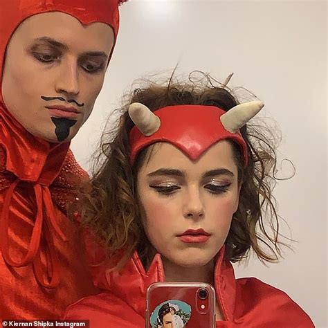 Kiernan Shipka Is A Sexy Red Devil At Netflix S Halloween Bash For