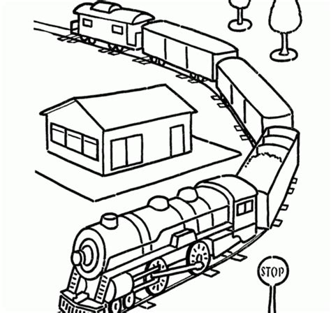 coloring pages  printable train coloring pages