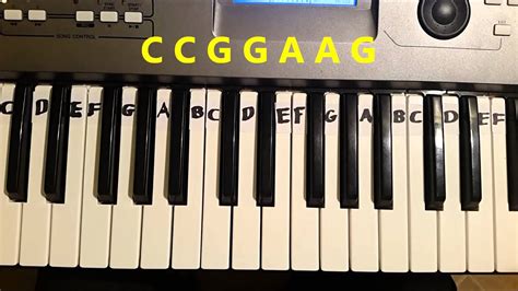 play abc alphabet song easy piano keyboard tutorial piano understand