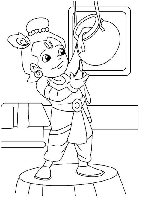 coloring pages baby krishna coloring pages  kids