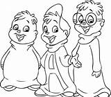 Coloring Pages Printable Chipettes Chipmunks Kids Alvin Bestcoloringpagesforkids Print sketch template