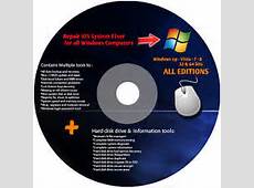 HP Ultimate Computer Repair Boot CD For Windows 7 , Vista & XP