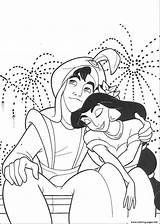Aladdin Jasmine sketch template