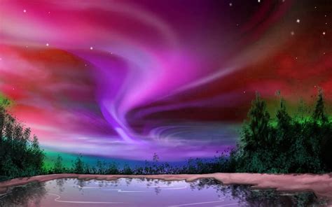 fondos aurora boreal wallpapers