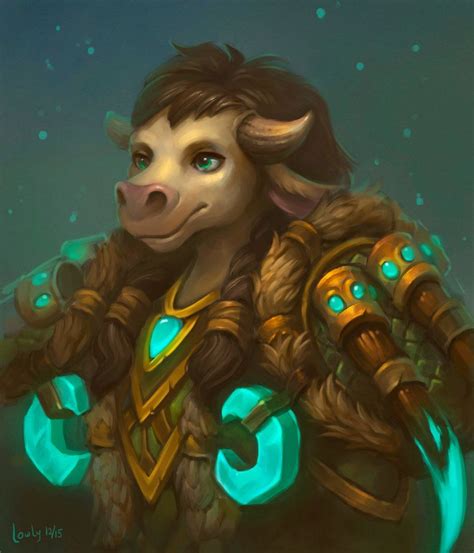 Commission Tauren Druid By Lowly On