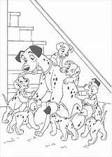 Coloring Dalmatians Pages Disney sketch template
