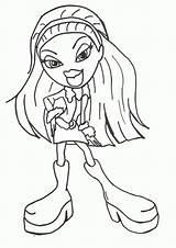 Bratz Coloring Pages Printable Boys Cloe Drawings Brats Dolls Popular Girls Comments Coloringhome Library Clipart Doll Books sketch template