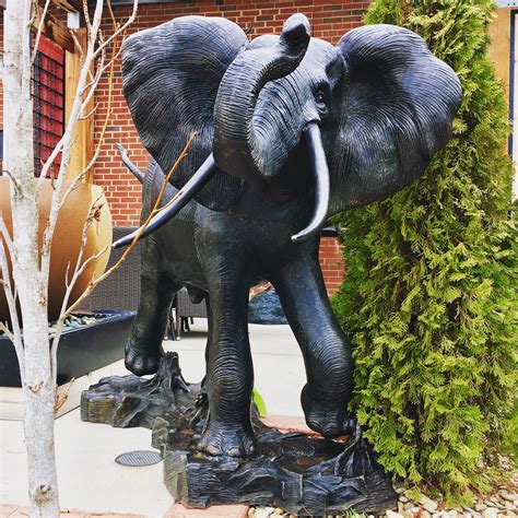 elephant statues indoor   ideas  elephant elephant statue sculpture debora milke