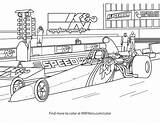 Dragster sketch template
