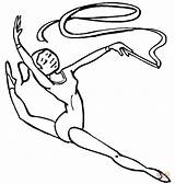 Turnen Gymnastics Ausmalen Ausdrucken sketch template