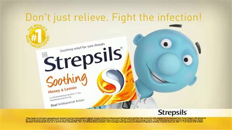 stop a sore throat early take strepsils youtube