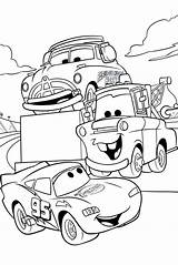 Coloring Pages Cars Mater Printable Mcqueen Lightning Kids Print Tow Disney Color Movie Getcolorings Boys Cartoons Friends sketch template