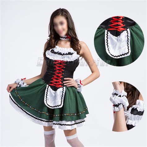 Buy German Oktoberfest Beer Garden Girl Uniform Dress