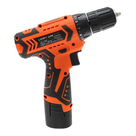 rechargeable handheld cordless screwdriver lithium ion battery electric drill household