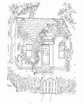 Cottages sketch template