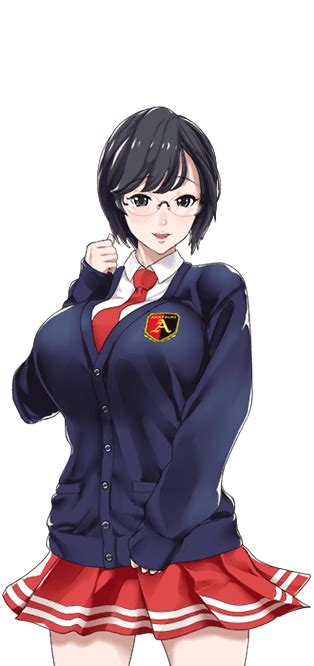 kamichichi satou izumi apostle game red tie 1girl black eyes