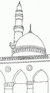 Isra Miraj Islam Ramadan Coloriage Adha Mikraj Kaaba Crtezi Malen Coloriages Israk Mawlid Dessin Dzamija Bojanke Dzamije Ausmalbilder Mewarna Mubarak sketch template