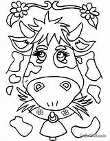Coloring Pages La Cow Ferme Coloriage Color Internet Folie Green Go Dessin Cows Print Mycoloring Farm Imprimer Animal Dessins Cute sketch template