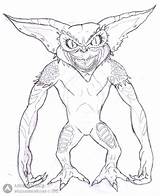 Gremlins Coloring Pages Bad Guy Getcolorings Printable Color Gizmo sketch template