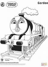 Coloring Thomas Gordon Friends Pages Train Printable Colouring Engine Edward Tank Sheets Kids Henry Print Book Supercoloring Characters Emily Drawing sketch template