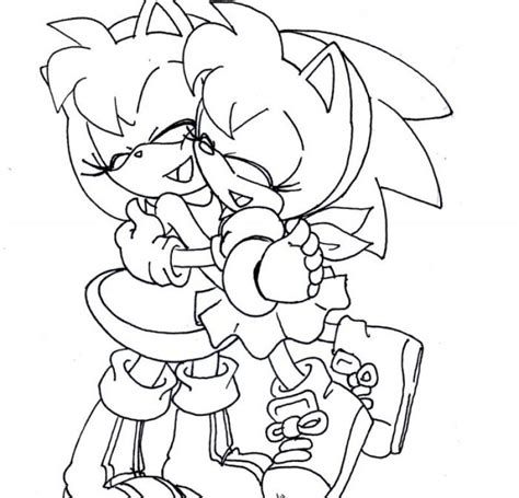 amy rose coloring pages coloring home