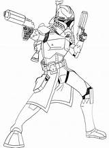 Clone Drawing Helmet Trooper Commander Wolffe Coloring Troopers Wars Star Pages Phase Gluten Getdrawings Starwars sketch template
