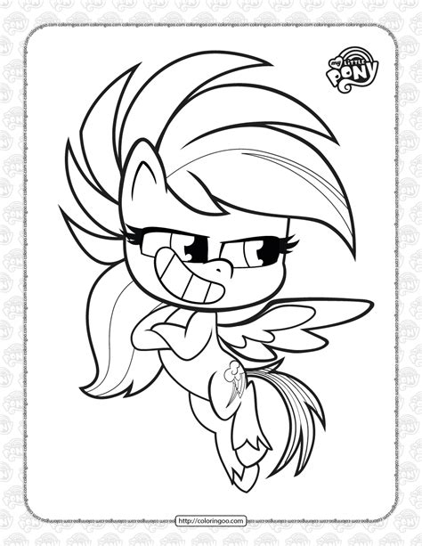mlp coloring page coloring pages