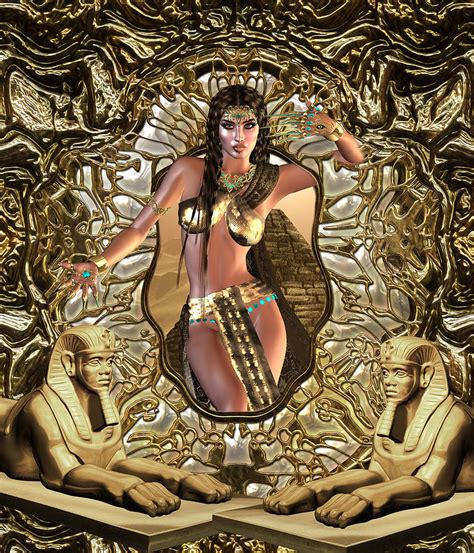 Egyptian Seductress Digital Art By Timothy Kurtis Fine Art America