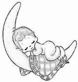 Sleeping Baby Angel Coloring Clipart Pages Drawing Clip Cliparts Library Incubator Getdrawings sketch template