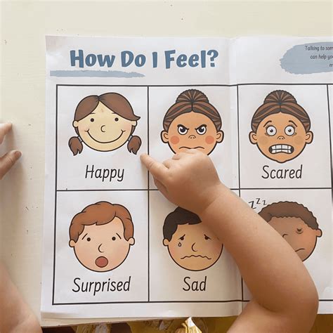 printable feelings chart  preschoolers printable templates