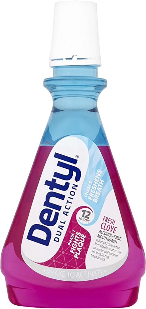 dentyl dual action fresh clove mouthwash 500 ml uk health