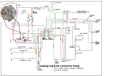 diagram  ford tractor  alternator wiring diagram mydiagramonline