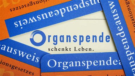 etwa jeder dritte deutsche hat einen organspendeausweis gesundheit