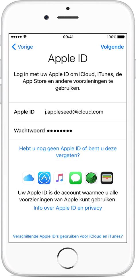 op een nieuw apparaat inloggen met uw apple id apple support
