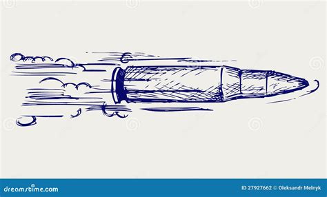 bullet doodle style stock photography image