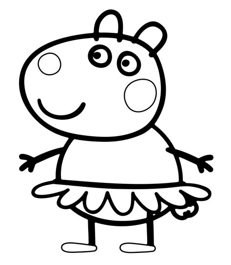 peppa pig coloring pages    clipartmag