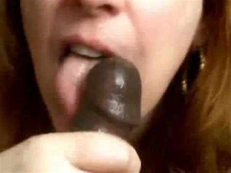 Blonde Remedies Her Sweet Tooth With A Mouthful Of This Big Black Cock